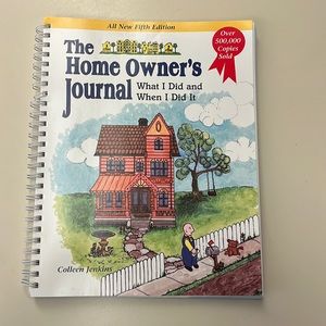 The Home Owners Journal - what I did and when I did it BOOK for home owners